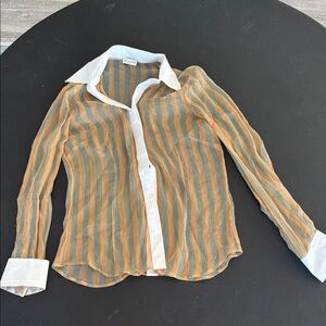 Dries Van Noten Multicolor Striped Blouse